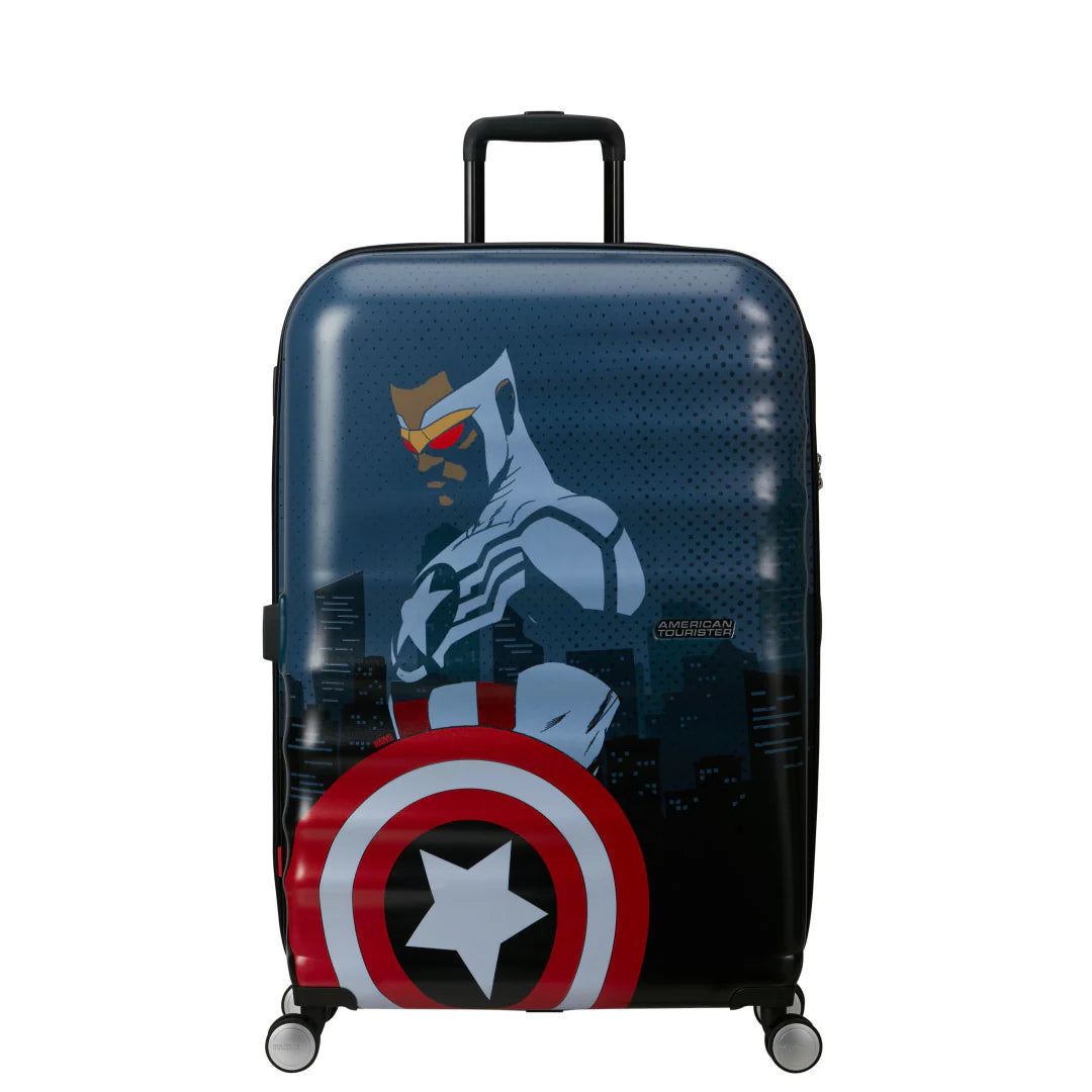 American Tourister Wavebreaker Marvel Spinner resväska 77 cm – Captain America City