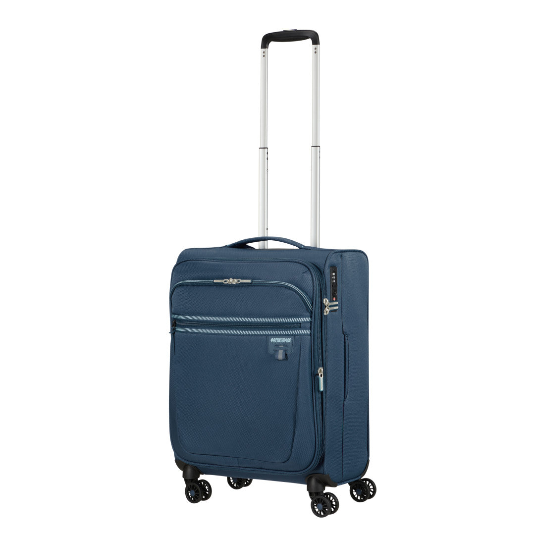 American Tourister Aerospin Spinner Kabinväska 55cm – Blå