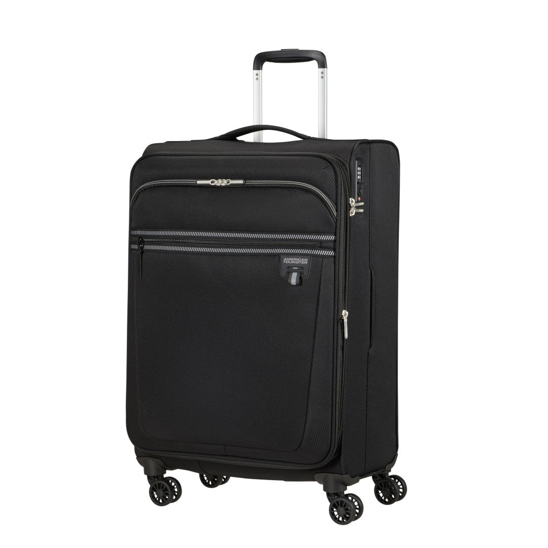 American Tourister Aerospin Spinner Mellanstor Resväska 69cm – Svart