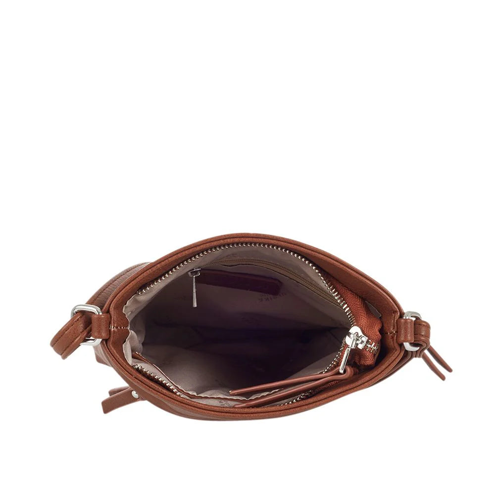Ulrika Design Noos – Axelremsväska 21cm – Brun