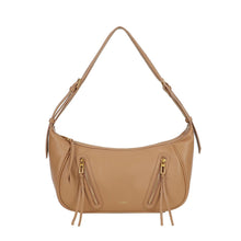 Ulrika Design Recycled PU 2.0 – Axelväska 40cm – Cognac