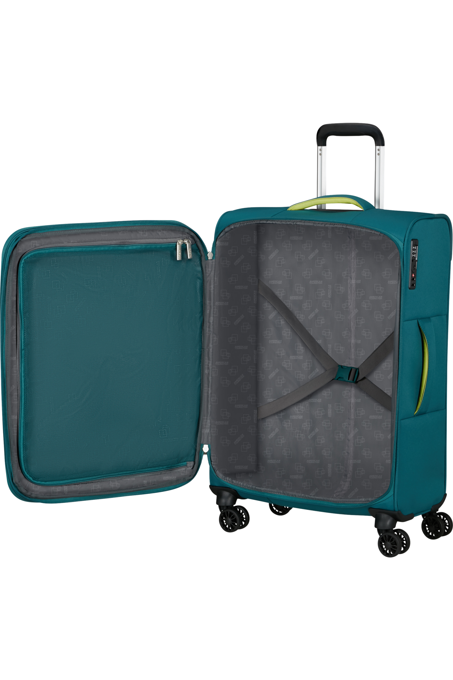 American Tourister Cloudrider Resväska M 67 cm Expanderbar - Misty Teal
