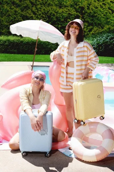 American Tourister Soundbox 55cm Kabinväska Expanderbar Pastel Yellow