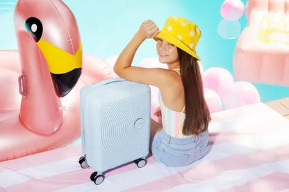 American Tourister Soundbox Mini kabinväska - Pastel Blue