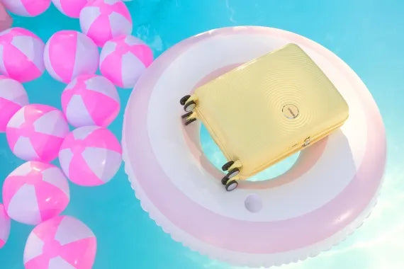 American Tourister Soundbox 55cm Kabinväska Expanderbar Pastel Yellow