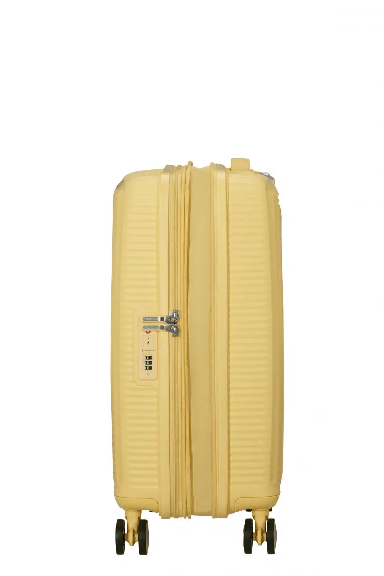 American Tourister Soundbox 55cm Kabinväska Expanderbar Pastel Yellow