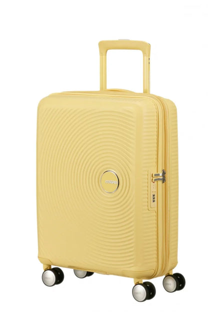 American Tourister Soundbox 55cm Kabinväska Expanderbar Pastel Yellow