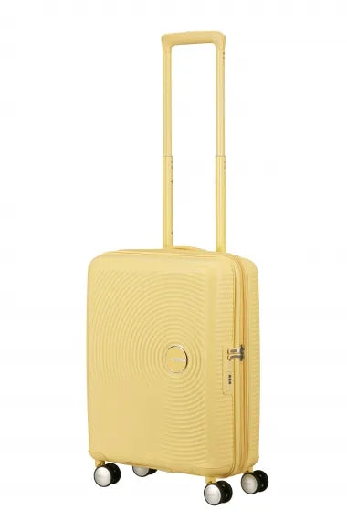 American Tourister Soundbox 55cm Kabinväska Expanderbar Pastel Yellow