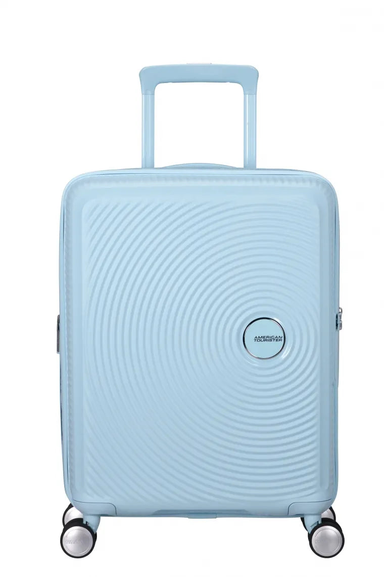 American Tourister Soundbox 55cm Kabinväska Expanderbar Pastel Blue
