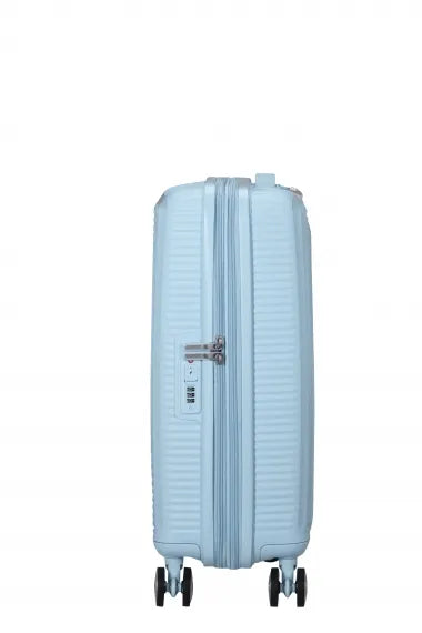 American Tourister Soundbox 55cm Kabinväska Expanderbar Pastel Blue