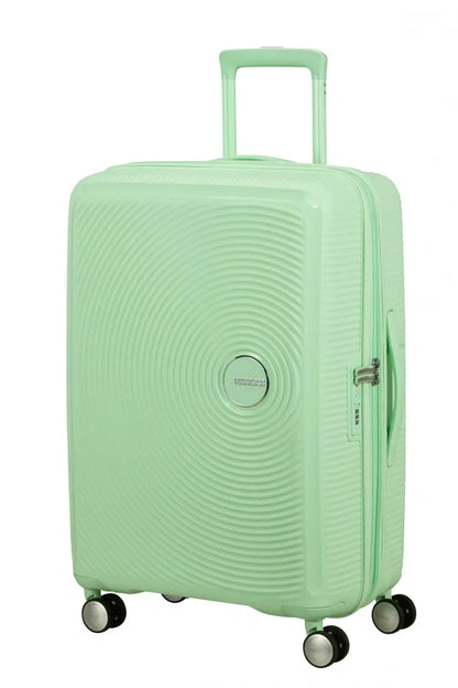 American Tourister Soundbox 67cm Mellanstor Expanderbar Pastel Green