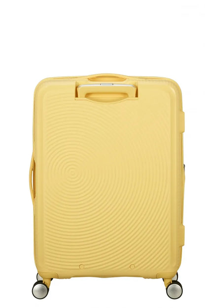 American Tourister Soundbox 67cm Mellanstor Expanderbar Pastel Yellow