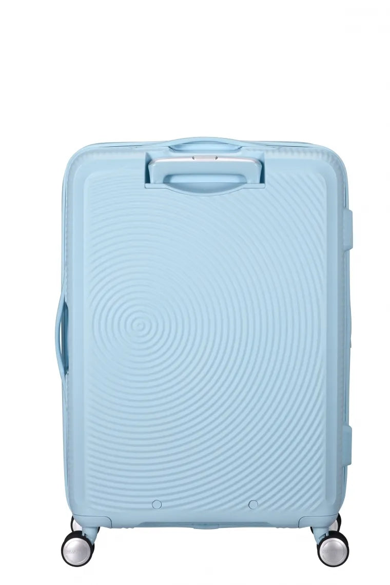 American Tourister Soundbox 67cm Mellanstor Expanderbar Pastel Blue