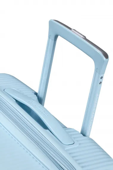 American Tourister Soundbox 67cm Mellanstor Expanderbar Pastel Blue
