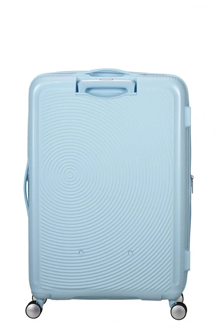 American Tourister Soundbox 77cm Stor Expanderbar Pastel Blue
