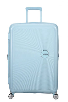 American Tourister Soundbox 77cm Stor Expanderbar Pastel Blue