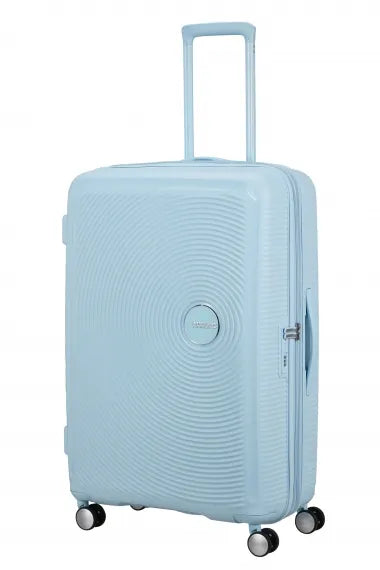 American Tourister Soundbox 77cm Stor Expanderbar Pastel Blue