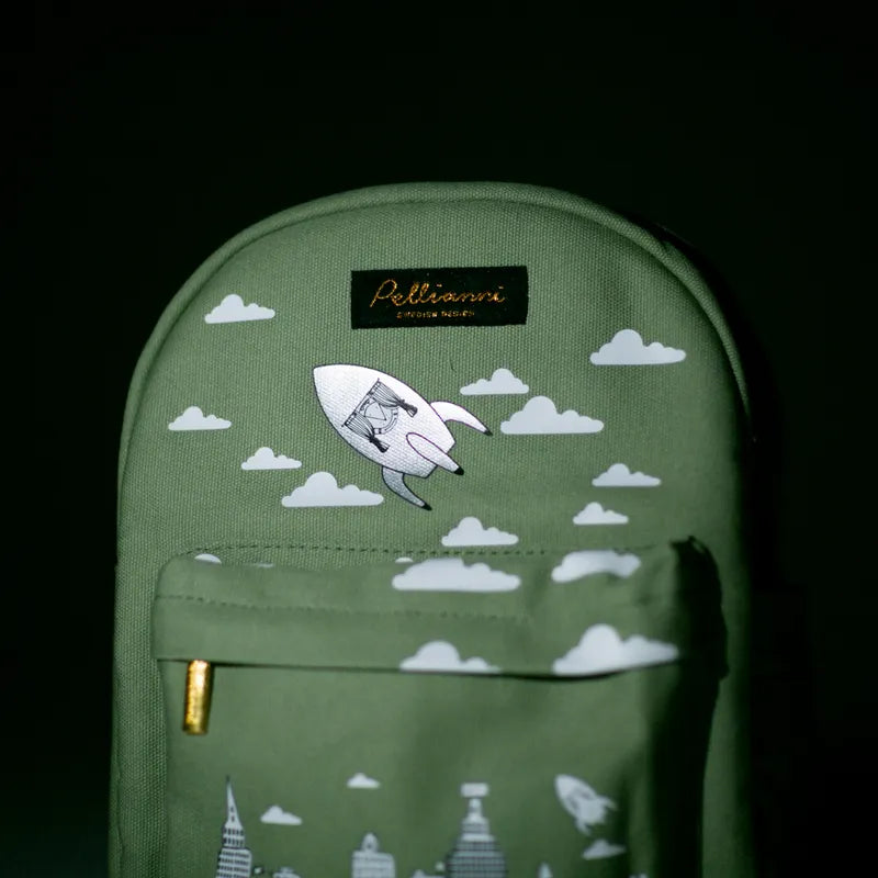 Pellianni City ryggsäck 28cm Grön