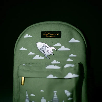 Pellianni City ryggsäck 28cm Grön