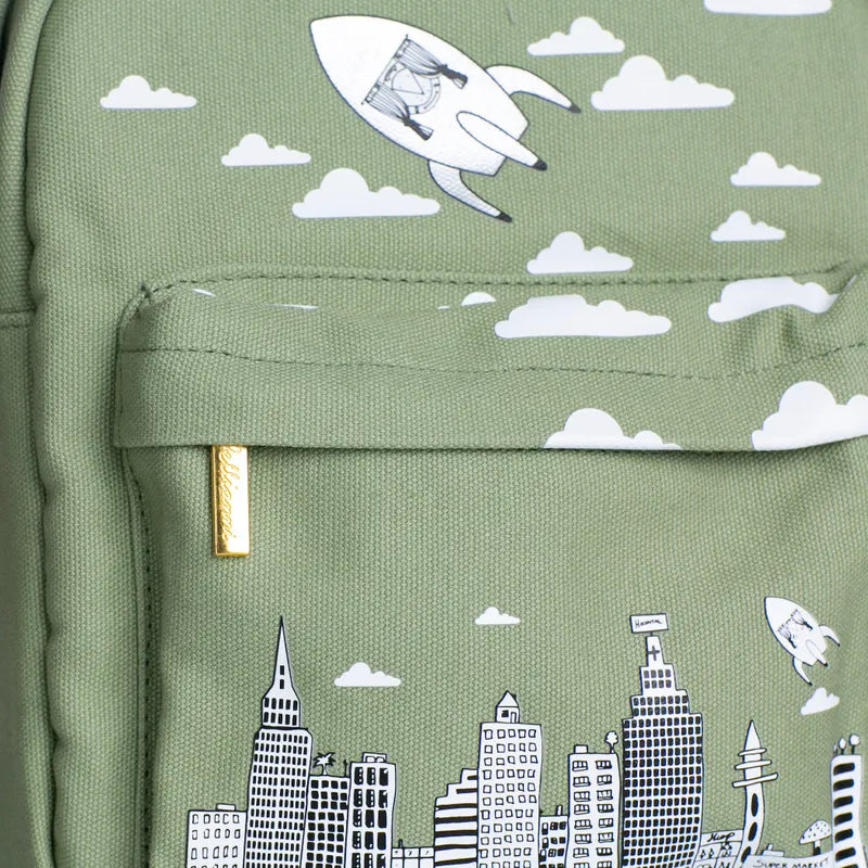 Pellianni City ryggsäck 28cm Grön