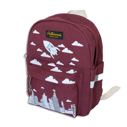 Pellianni City ryggsäck 28cm Röd