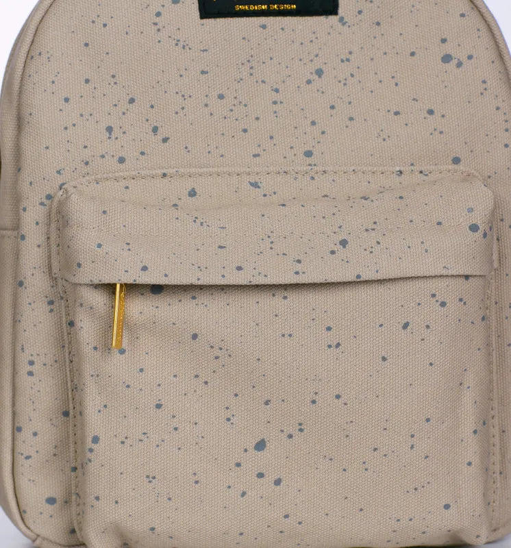 Pellianni Spotted ryggsäck 28cm Beige