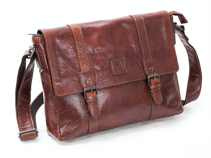 BaooBaoo Messenger Bag – Messengerväska 13" – Brandy