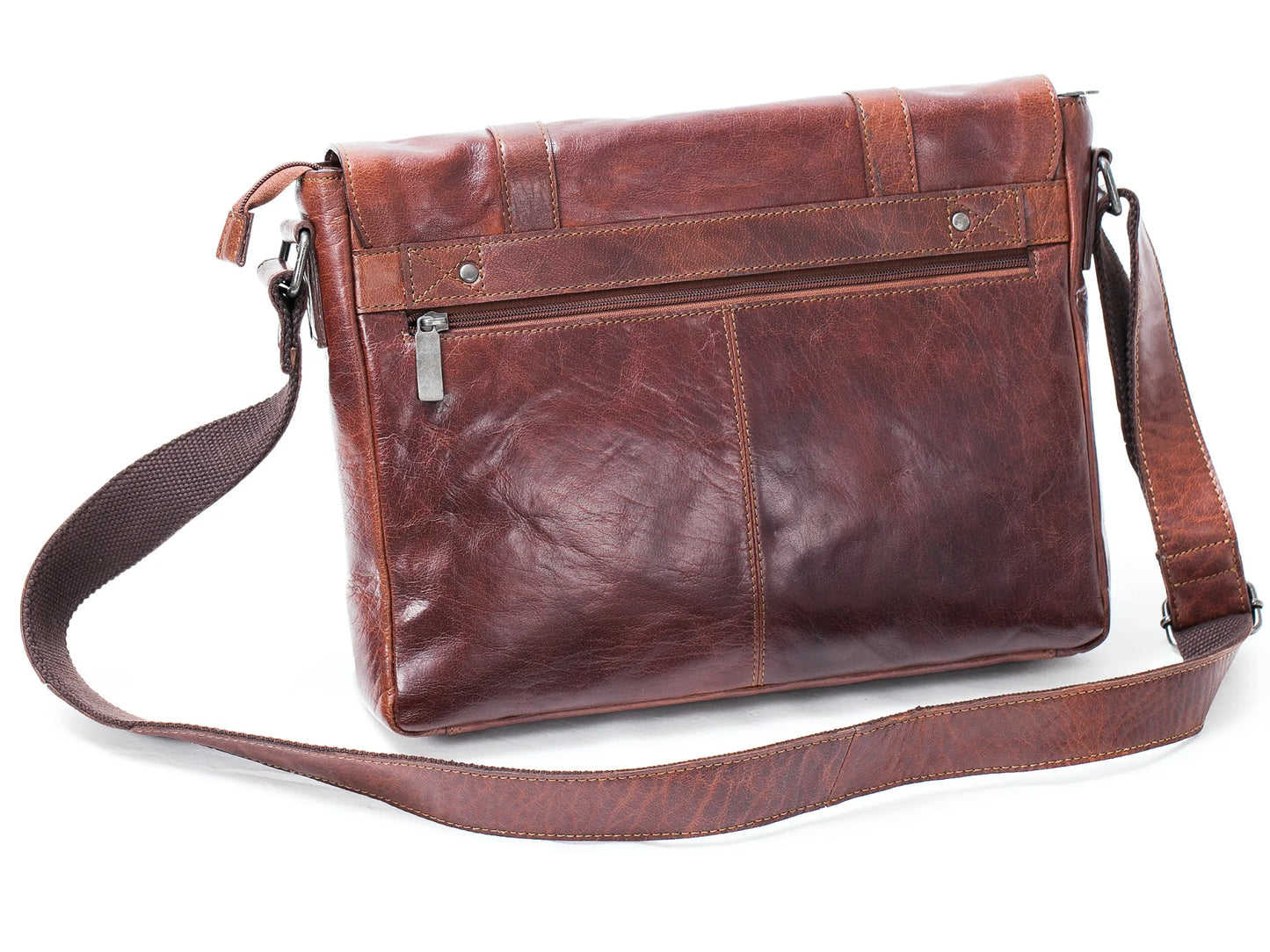 BaooBaoo Messenger Bag – Messengerväska 13" – Brandy