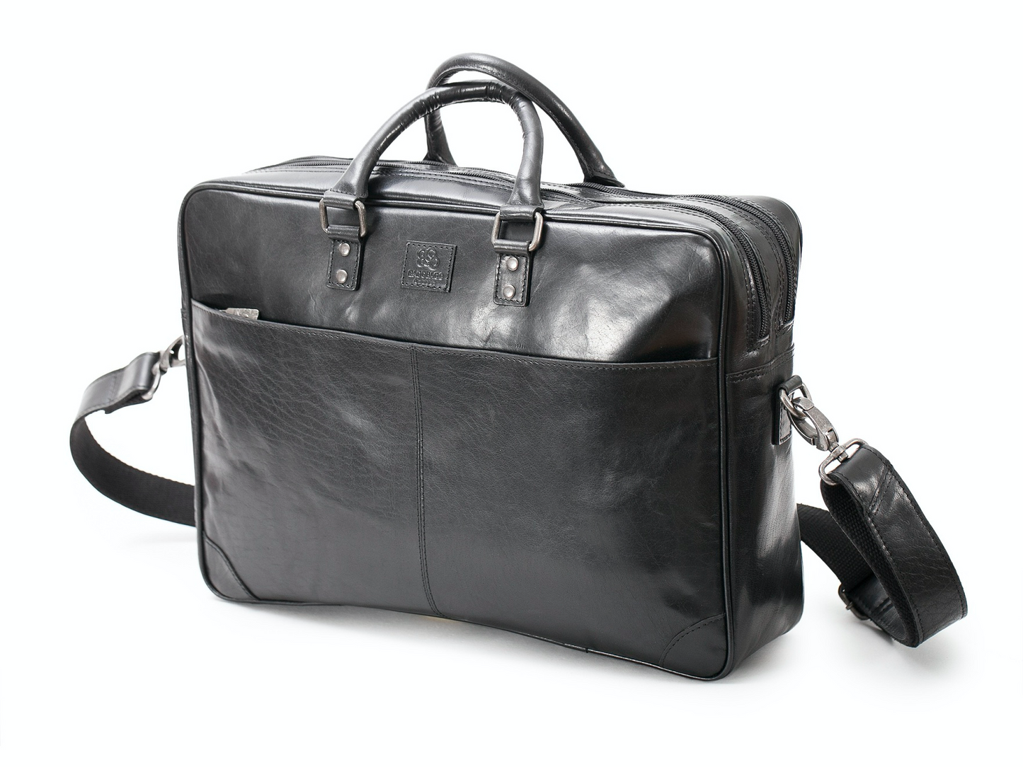 BaooBaoo Briefcase Soft – Datorportfölj 15" 2-zip – Svart