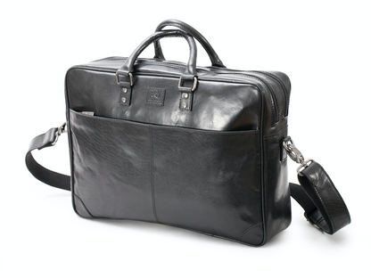 BaooBaoo Briefcase Soft – Datorportfölj 15" 2-zip – Svart