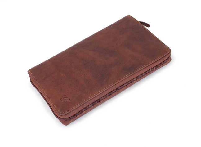 Baoobaoo Travel Wallet – Reseplånbok 21.5cm – Brandy