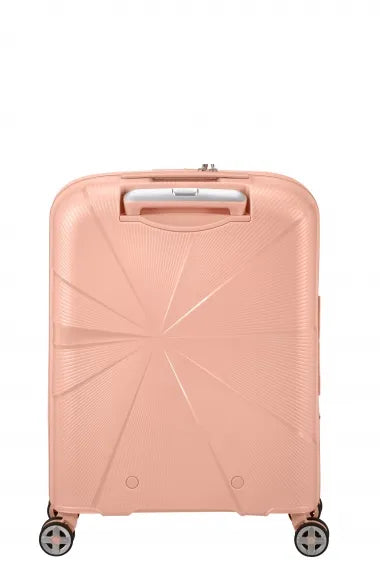 American Tourister Starvibe 55cm Kabinväska Expanderbar Metallic Peach