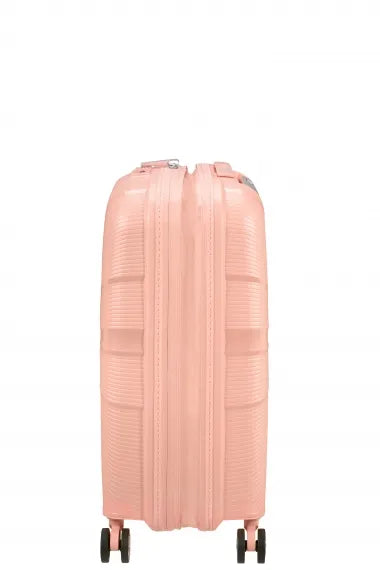 American Tourister Starvibe 55cm Kabinväska Expanderbar Metallic Peach