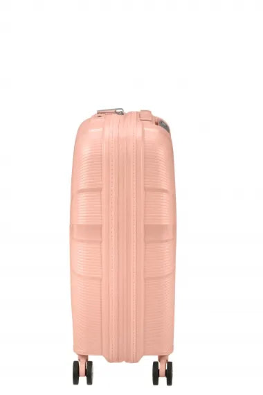 American Tourister Starvibe 55cm Kabinväska Expanderbar Metallic Peach