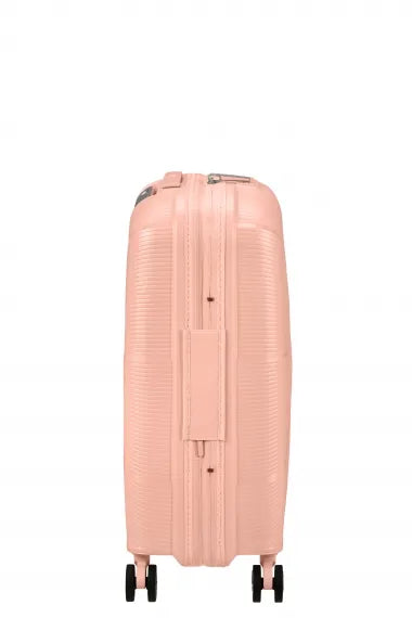 American Tourister Starvibe 55cm Kabinväska Expanderbar Metallic Peach