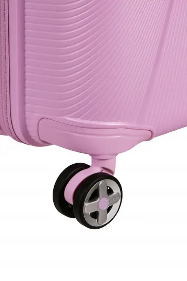 American Tourister Starvibe 67cm Mellanstor Expanderbar Metallic Pastel Lavender