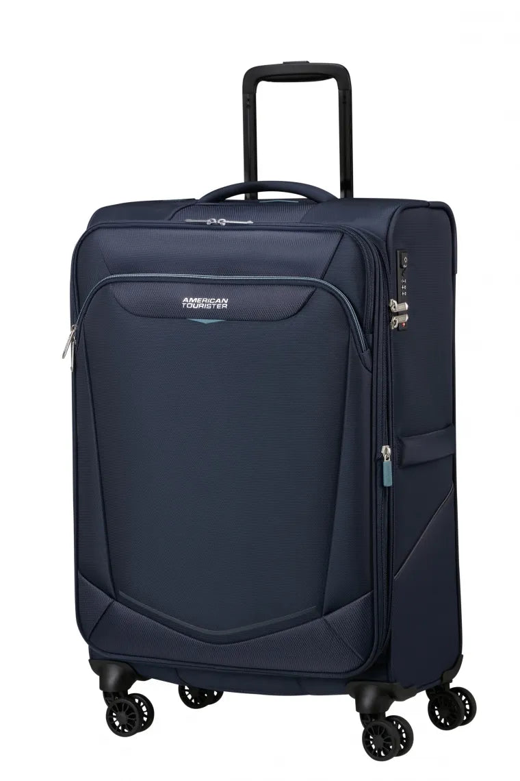American Tourister Summerride 4-hjul 69 cm - Mellanstor Expanderbar Navy