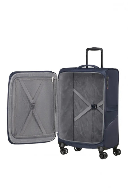 American Tourister Summerride 4-hjul 69 cm - Mellanstor Expanderbar Navy