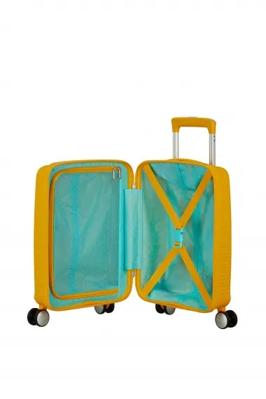 American Tourister Soundbox Mini kabinväska - Golden Yellow