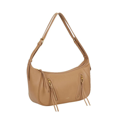 Ulrika Design Recycled PU 2.0 – Axelväska 40cm – Cognac